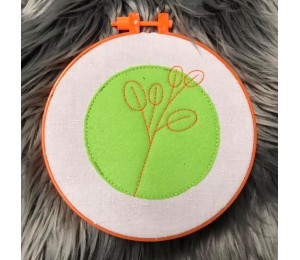 Stickserie - Geo Flowers